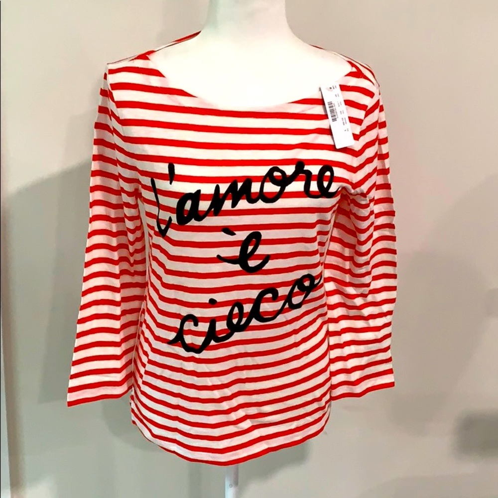Women’s adorable Italian striped tee